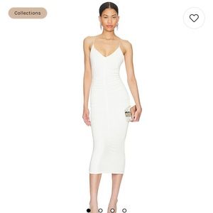Ballor Midi Dress in White - NWT